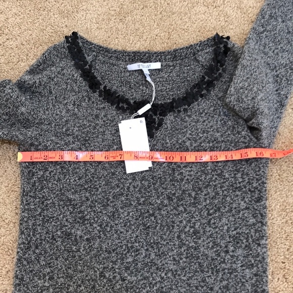 NWT! Derek Lam 10 Crosby grey medium wool sweater - Picture 6 of 8